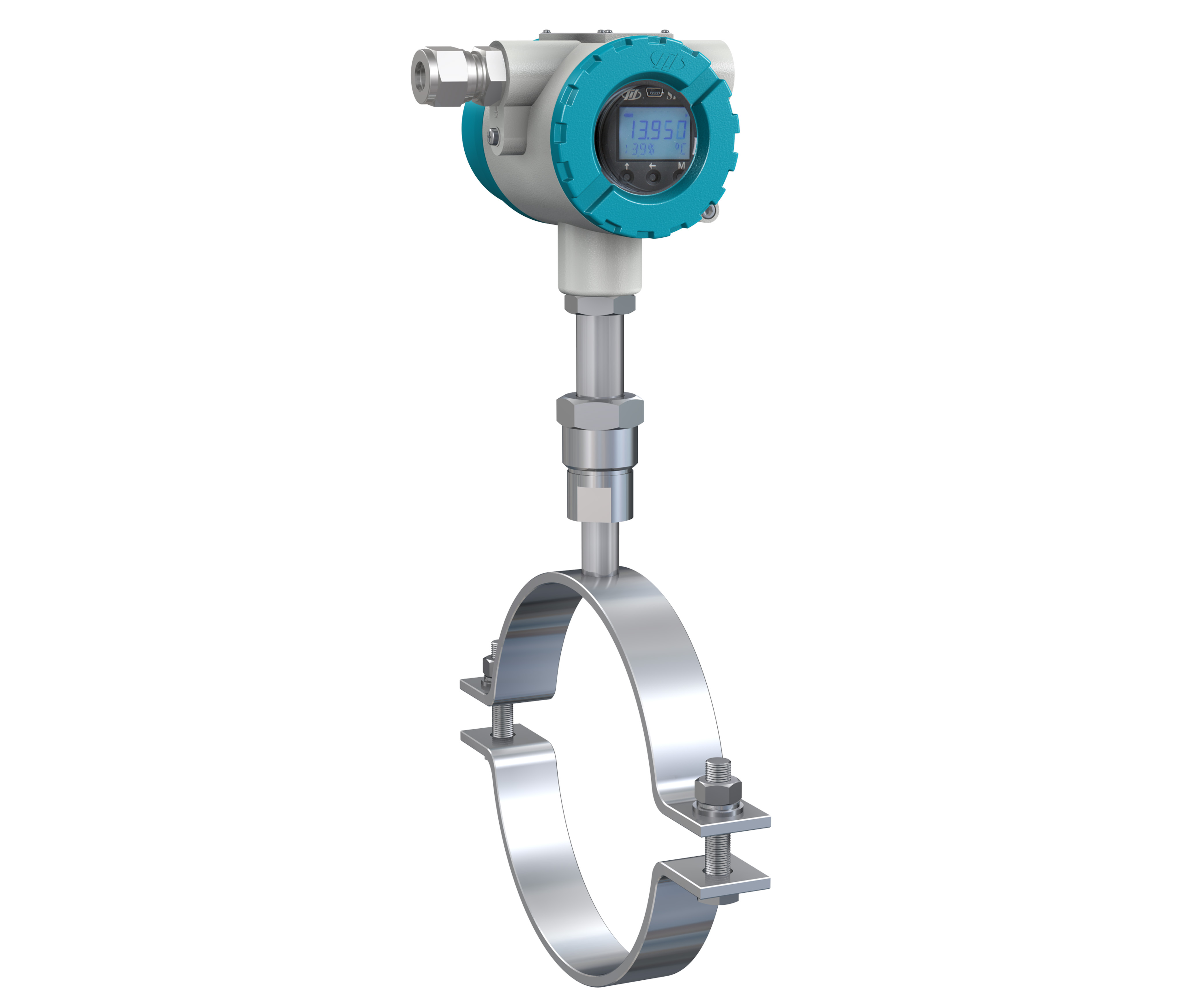 8、管夹式(非浸入)一体化温度变送器